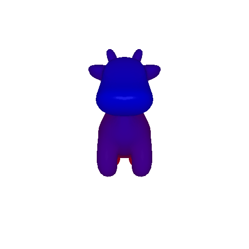 Cow render retextured